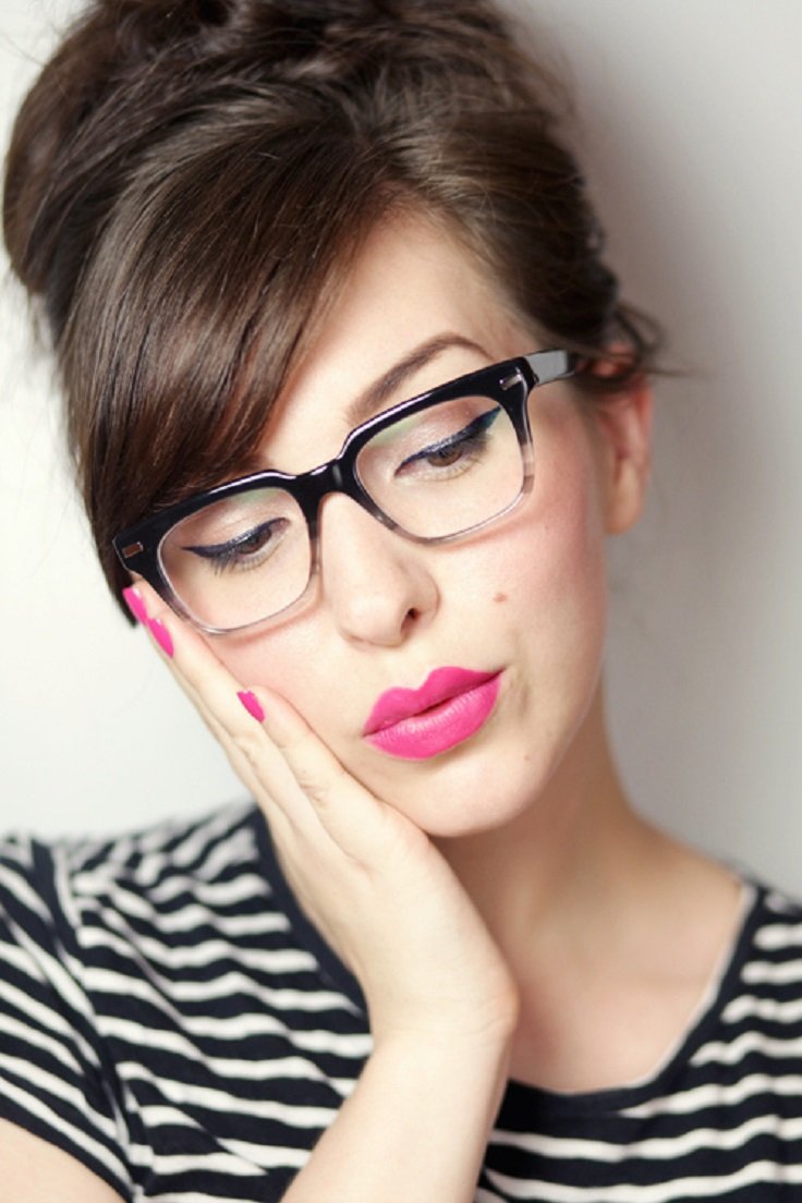 makeup for eye glasses 7