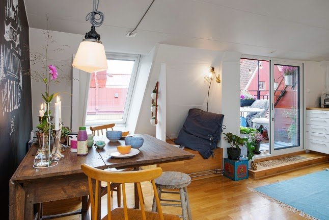 tiny scandinavian loft1
