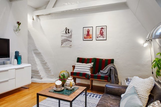 tiny scandinavian loft8