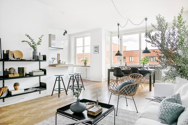 open plan scandi home 6