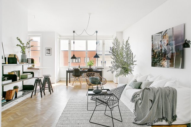 open plan scandi home 8