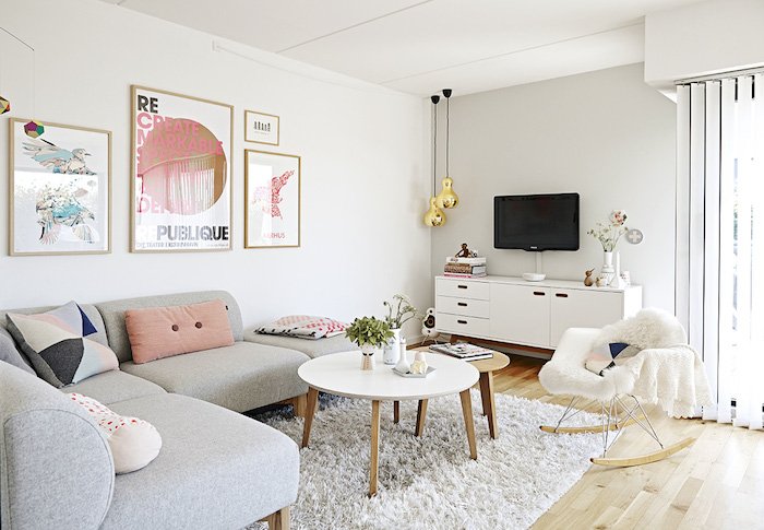 scandinavian home with pastel accents 2